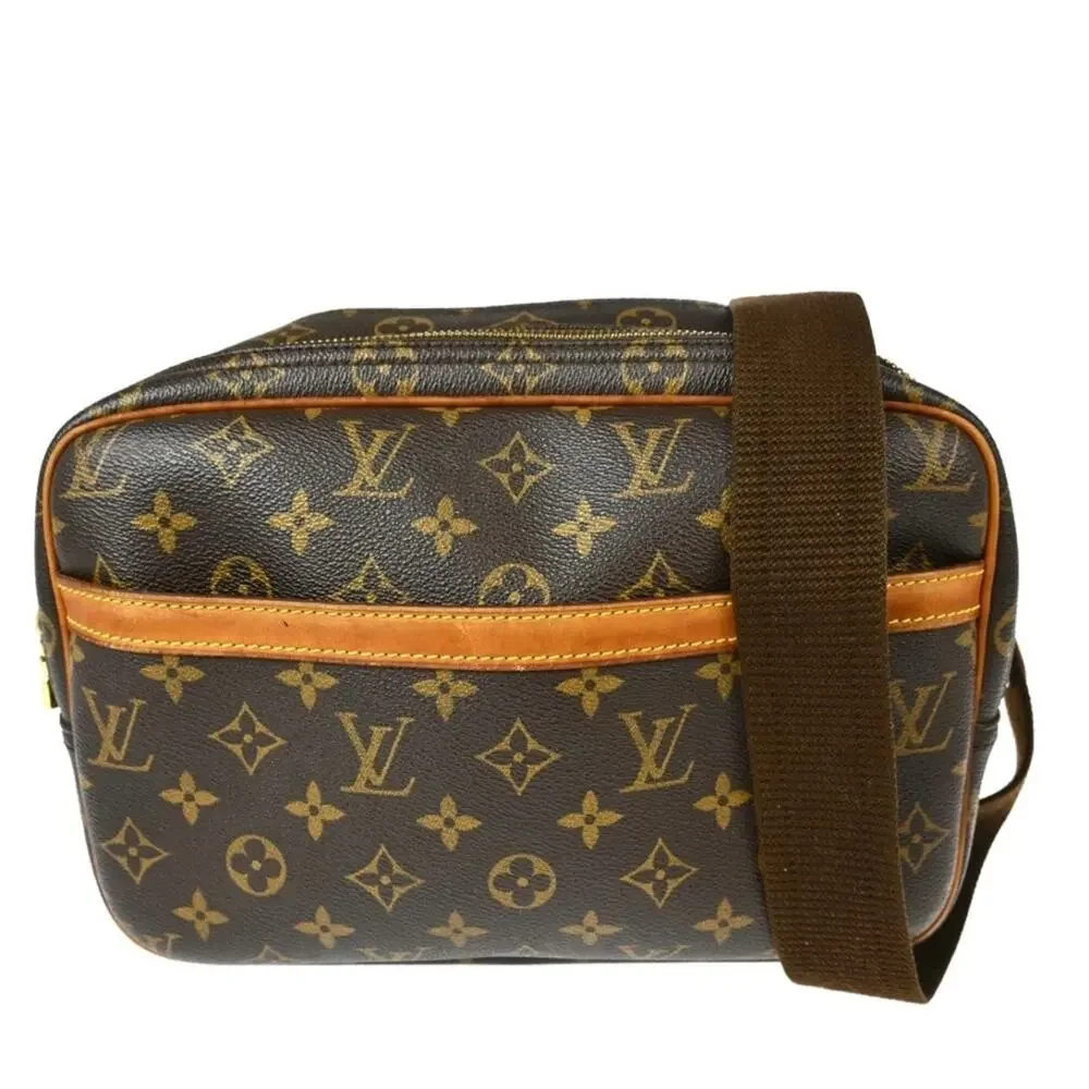 AUTHENTIC LOUIS VUITTON REPORTER PM MESSENGER SHOULDER BAG MONOGRAM SP0064